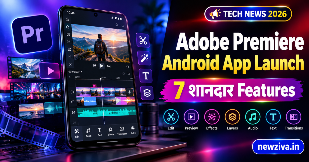 Adobe Premiere Android App Launch