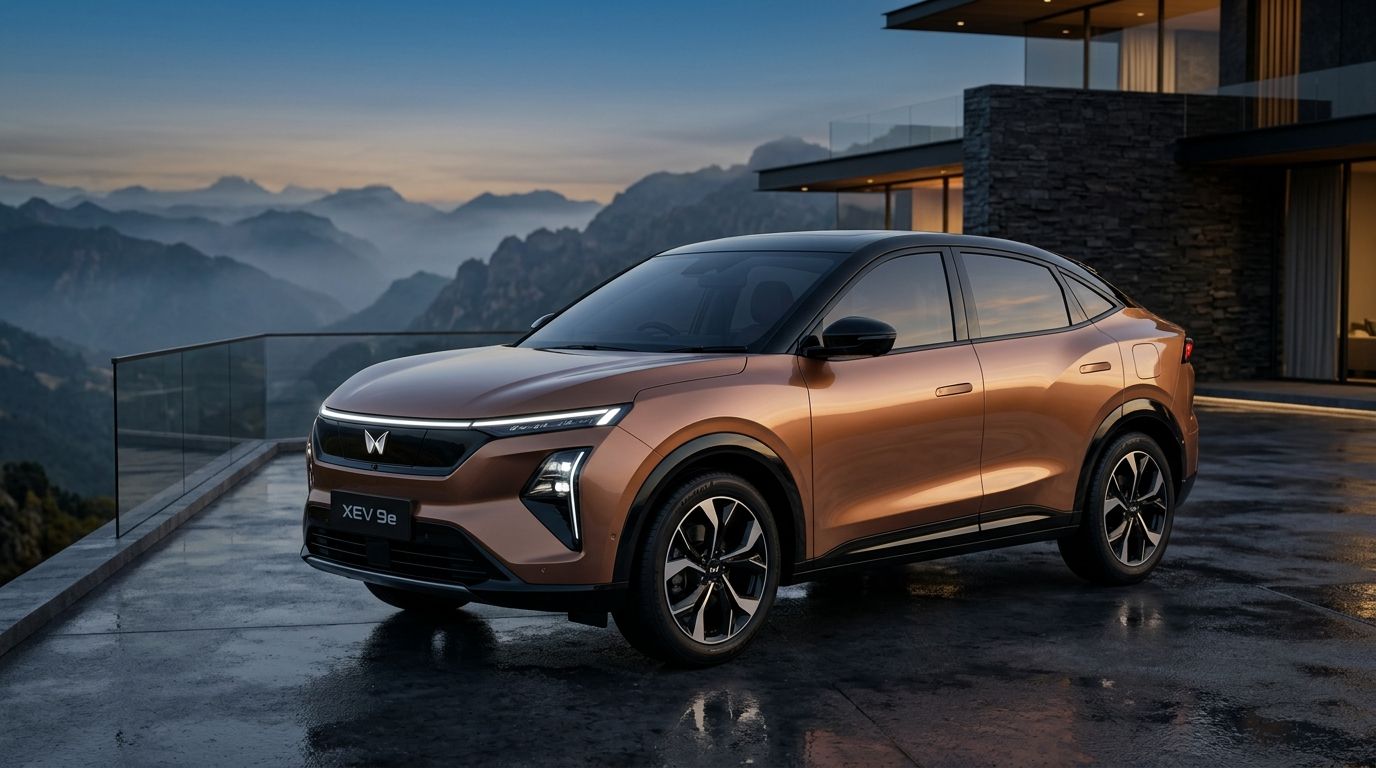 Mahindra XEV 9e Launch Electric SUV Coupe with 656km Range and Triple Screen